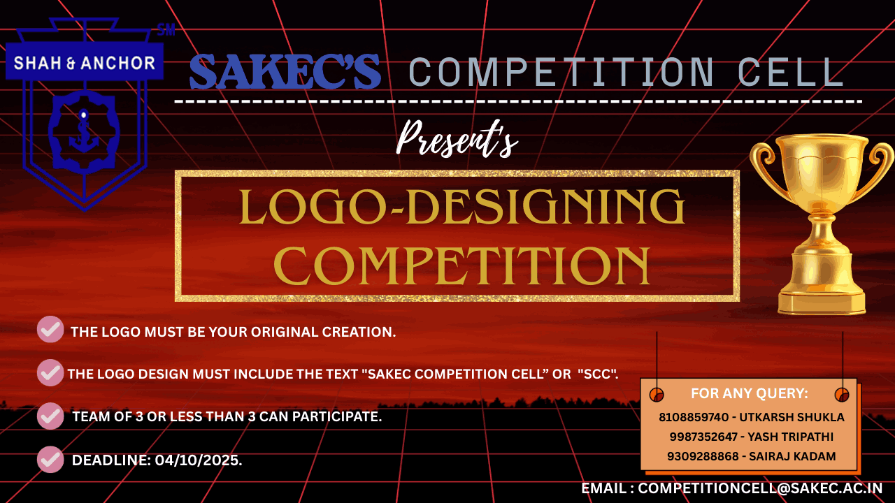 Sakec Header LOGO COMPETITION Shah & Anchor Kutchhi Engineering College