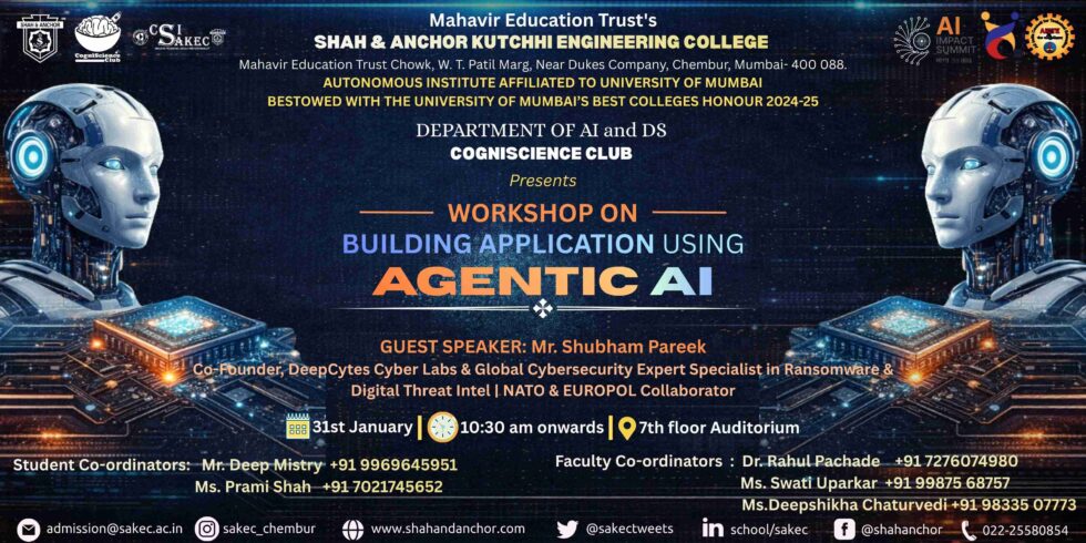 Building Applications Using Agentic AI on 31st January 2026 Shah ...